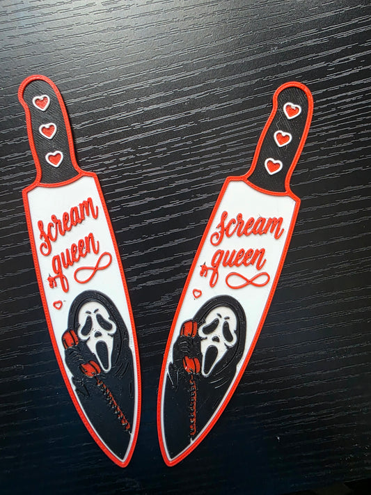 🔪 Scream Queen Halloween Bookmark – Limited Edition